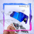 Radar Ev Path White Neon Blue