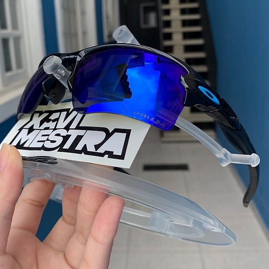 Flak 2.0 Black Neon Blue