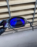 Plantaris Black Neon Blue